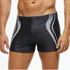 Comércio Exterior Transfronteiriço Roupa de Banho Masculina Nova Sexy Xadrez Contas Redondas Boxer Roupa de Banho Fonte Termal Praia Tamanho Grande Esportes