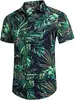 Nueva Camisa Casual Holgada Estilo Hawaiano con Estampado Floral Juvenil