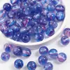 Cuentas Redondas de Resina Transparente de Colores Brillantes Cuentas Sueltas Pulsera Tejida a Mano para Manualidades Cuentas para Bolsos de Cadena Cuentas Brillantes Venta al por Mayor