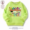 Blocos de Construção Digitais Numberblocks Roupas para Meninos e Meninas Moletons Primavera e Outono Manga Longa Desenho Animado Casual Roupas Infantis Tops Tendência