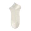 Calcetines de seda morera para niñas, de verano, finos, sin hueso, de modal, absorbentes del sudor, de tubo corto, a prueba de olores, sencillos, de color sólido.