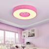 Lámpara de techo LED redonda con envío gratuito para dormitorio de princesas, moderna y sencilla, para habitación infantil, con dibujos animados, para estudio.