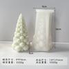 Nova árvore de Natal aromaterapia vela molde de silicone DIY árvore de Natal bolo ornamentos decorativos molde
