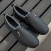 Botas de Lluvia para Hombre Impermeables de Caña Baja Agrícolas Zapatos Antideslizantes Resistentes al Desgaste para Cocina Botas de Goma para Obra Botas de Lluvia para Mujer de Terciopelo con Suela Suave