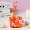 Colgante Pequeño Creativo DIY para Bolso de Cuero Llavero Lindo Colgante para Mochila Monedero Pequeño de Cuero Pequeño Regalo