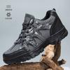 Zapatos de Senderismo para Hombre para Exterior 2025 Nuevos Casual Cálidos Transpirables Cómodos Zapatos de Senderismo Resistentes al Frío Punta Redonda Tacón Plano Zapatos de Protección Laboral