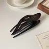 Elegante pinza para el pelo de acetato estilo francés cola de golondrina para mujer, accesorio para el pelo grande lujoso y elegante para la parte posterior de la cabeza