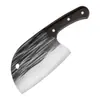 Tabla de cortar para picar huesos Cuchillo de cocina Cuchillo Forjado Cortador Doméstico Acero de Alto Carbono Rebanador Especial de Chef Machete para Verduras y Carne