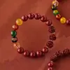 Pulsera de Pixiu de Arena Dorada Púrpura Cinabrio Imitación, Doce Deidades Guardianas del Zodiaco, Estilos para Hombres y Mujeres, Suministro en Vivo