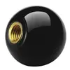 Manija Máquina de Bolas Herramienta Volante Manija Manija Pulido Espejo Baquelita Bola Bola Redonda Agarre Negro Rojo 16-50
