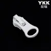 Cremallera Ykk No. 3 Deslizadores de Nylon para Maletas, Cadenas, Fundas de Edredón, Mosquiteros, Fundas de Almohada, Cabezales de Cremallera Ykk en Grandes Cantidades en Stock
