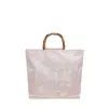 Nuevo bolso de mano de lino con nudo de bambú transfronterizo, bolso de mano para mujer estilo chino otoño 2026, bolso de mano de noche para dama