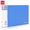 Carpeta Deli 5363/5364 Oficina Azul con Bolsa de Inserción A4 Organizador de Oficina Carpeta Clásica