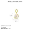 Nuevo Collar de Perlas de Plata de Ley S925 de Alta Gama, Colgante de Piedra Lunar y Estrella DIY para Mujer, Joyería con Colgante Individual Desmontable