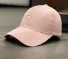 Boné de Beisebol com Letra Bordada para Proteção Solar, Protetor Solar Versátil, Boné Casual de Tela, Boné com Aba, Boné para Adulto, Logo de Exportação Personalizável