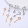 Moda europea y americana accesorios de joyería de diamantes brillantes accesorios diy punto metálico de llave accesorios de joyería de diamantes comercio exterior Mayoreo