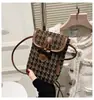 Mini Bolso de Teléfono con Tejido a Cuadros Vintage 2026 Nuevo Modelo Bolso Cruzado con Monograma para Mujer, Bolso Cruzado de Lujo Ligero de Nicho
