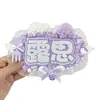 Etiquetas de Animación de Doble Carácter Cp Set de 28 Piezas DIY Hecho a Mano Creativo Adornos Colgantes Reflectantes Tejido No Tejido Productos Terminados Diseños Lindos de Celebridades