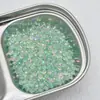 Cuentas Planas Premium Guohua 4/6/8mm Cuentas Rueda Austriaca Cristal Swarovski Cuentas Planas Color AB Cuentas Espaciadoras Hecho a Mano DIY