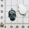 Pendientes Divertidos Personalizados Transfronterizos Europeos y Americanos para el Festival de los Fantasmas Serie de Halloween Pendientes con Gancho para Oreja Estampados de Calavera para Mujer Venta al por Mayor