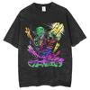 Camiseta holgada de manga corta con estampado de animación de comercio exterior transfronterizo, estilo vintage de calle principal, venta al por mayor en eBay