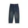 Pantalones de Tela Tutu Elefantito para Niñas Otoño/Invierno 2026 Nuevos Jeans con Forro Polar para Niños Pantalones Rectos Cómodos y Suaves para Niños