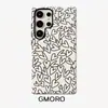 Capa de celular estilo minimalista europeu e americano com coração de linha para Samsung Galaxy S26+ capa protetora de celular para casal nicho