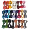 Punto 1 1.5 2 3mm cordón redondo de cuero color cordón de cuero accesorios DIY fabricantes de Yiwu al por mayor