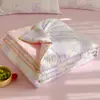 Colcha de Verano de Algodón Lavado Hilo Arrugado Clase a, Colcha de Verano Refrigerante de Algodón Seda Pluma, Colcha de Aire Acondicionado, Colcha Delgada Lavable a Máquina, Envío Transfronterizo