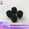 Em estoque 30*22 * 8mm capa para microfone de headset costura dupla protetores de ouvido de algodão protetores de ouvido de esponja capa de microfone de esponja