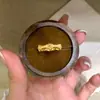 Anillo de Flor de Lirio de Plata de Ley S925 para Mujer, Estilo Vintage Japonés, Diseño de Nicho de Alta Gama, Popular en Xiaohongshu