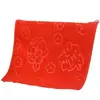 Venta al por mayor de fábrica toalla cuadrada pequeña roja con relieve de microfibra ultra fina toalla cuadrada regalo de boda
