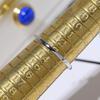 Accesorios de bricolaje S925 anillo de perla de plata esterlina soporte vacío clásico de tres garras taladro único anillo de dedo soporte de anillo producto semiacabado hecho a mano