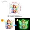 Adhesivos de PVC Luminosos Lindos de Hadas de Flores para Niñas Verdes AFG Transfronterizos Autoadhesivos Decorativos para Pared de Habitación Infantil Fábrica