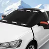 Protector de Nieve para Coche Magnético Protector Delantero Protección Solar Aislamiento Térmico Parasol Tela Oxford Engrosada Impermeable Invierno Protector de Nieve para Coche