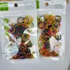 S76 bolsa cor elástico elástico descartável elástico infantil elástico colorido loja de 1 real suprimento 2 reais