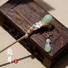 Miyu Jiangnan estilo antigo hairpin Han acessórios de vestuário passo shake pauzinhos acessórios de cabelo de vidro hairpin placa hairpin cocar de cabelo para mulheres