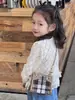 Nueva Bolsa Infantil Moda Retro Cuadrada Pequeña de Lana Billetera Bolso Cruzado de Cadena Trendy para Niña