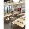 Cadeira de Jantar Minimalista Nórdica com Encosto, Banqueta para Sala de Estudo, Cadeira de Mesa para Estudantes, Uso Doméstico no Quarto, Cadeira Chifre de Ferro Forjado com Acabamento Imitação de Madeira