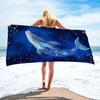 Toalla de Playa de Microfibra de Venta Caliente Transfronteriza Toalla de Baño Patrón Estampado Digital Secado Rápido Toalla de Baño Chal de Felpa de Doble Cara