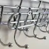 Ganchos de Acero Inoxidable para Uso en Cocina y Hogar, Ganchos Adhesivos, Sin Rastro, Resistentes, Sin Taladro, Fila Larga de Ganchos para Baño, Detrás de la Puerta para Colgar Ropa