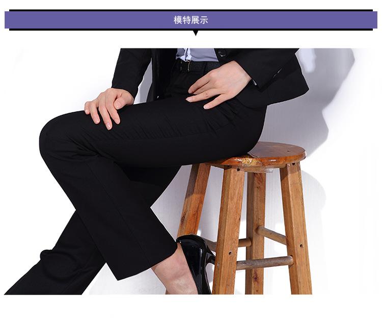 (西裤)女黑灰色斜纹WSM322_07