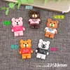 Accesorios para Funda de Teléfono Móvil de Dibujos Animados para Niños Accesorios de Resina Oso Pegamento Crema Material DIY Barro de Huella de Mano y Pie Tocado Accesorios para el Cabello