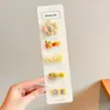 Pinzas para el pelo de bebé para niñas, no dañan el pelo, completamente cubiertas de tela, lindas pinzas de tela para flequillo, accesorios para el pelo de niños