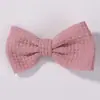 Amazon Cross-Border Clipe de Cabelo Infantil com Laço Cor Sólida de Grão de Milho Presilha Lateral para Franja 3036
