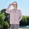 Roupa com Proteção Solar Destacável para Mulheres, Jaqueta com Proteção Solar e Capuz, Estilo Regular com Ombro Caído 2026, Respirável, Proteção UV, Tecido Original de Verão