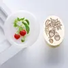 Novo produto série de reconhecimento de flores selo de pintura a fogo vegetal em relevo cabeça de selo de selo latão selo para diário flor de lírio flor de cerejeira