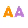 Plástico Acrílico Letras Inglesas Cuentas Sueltas DIY Cadena para Celular Hecha a Mano Pendientes Colgante Material para Bolsos Accesorios Venta al por Mayor