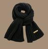 Bufanda Roja de Color Sólido para Año Nuevo para Mujer Otoño e Invierno Estilo Británico Versátil Engrosada Cálida Moderna Estilo Coreano Bufanda para Estudiante Regalo de Navidad