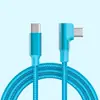 Cable de Datos de Carga Rápida para Teléfono Móvil de Codo Typec 60W 3m C a C Adecuado para Apple 15 Samsung Huawei Xiaomi